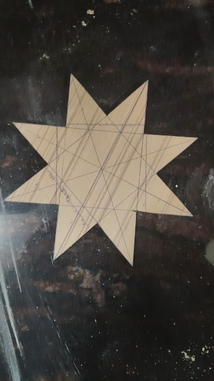 Precision marble star medallion dry-run assembly and fitting in Vasant Vihar Delhi