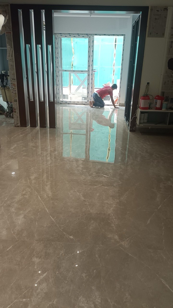 Mirror finish Italian marble polishing in Greater Kailash II, New Delhi